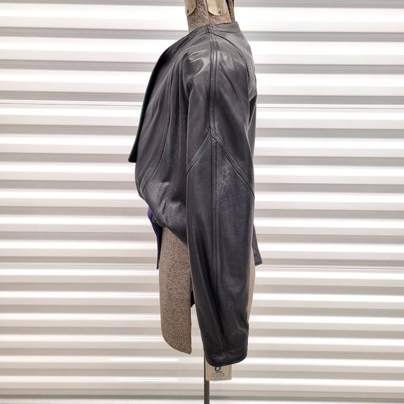 Vintage 1980s Dero Rocco Leather Jacket Retro M - Picture 4 of 12